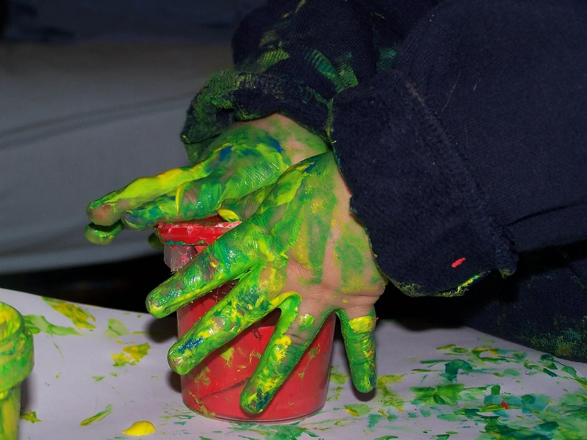 Exemple concret : fiche technique peinture au doigt