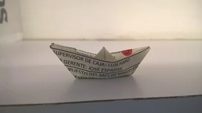 bateau en papier